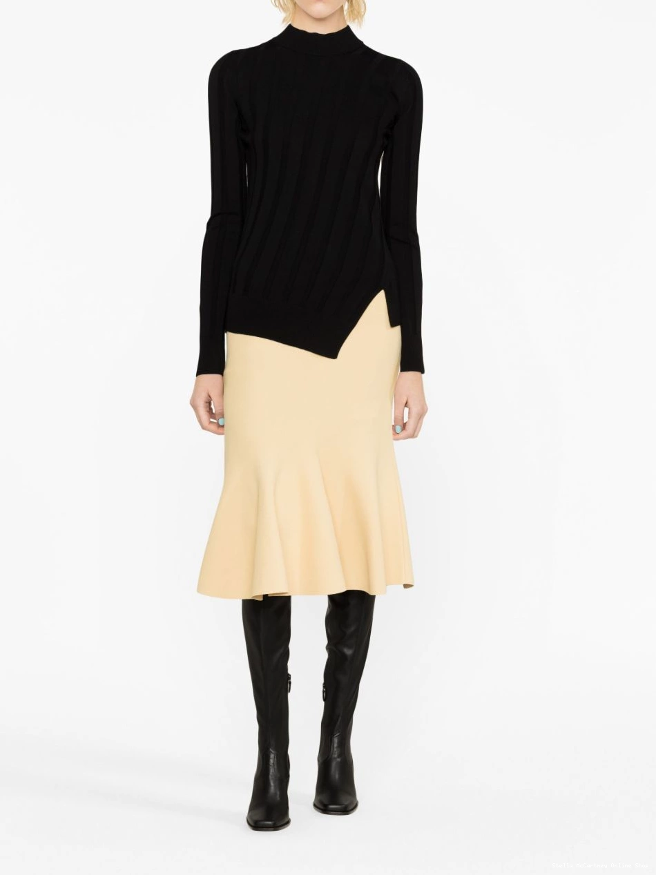 Cheap knit asymmetric-hem jumper Women McCartney Stella 0820